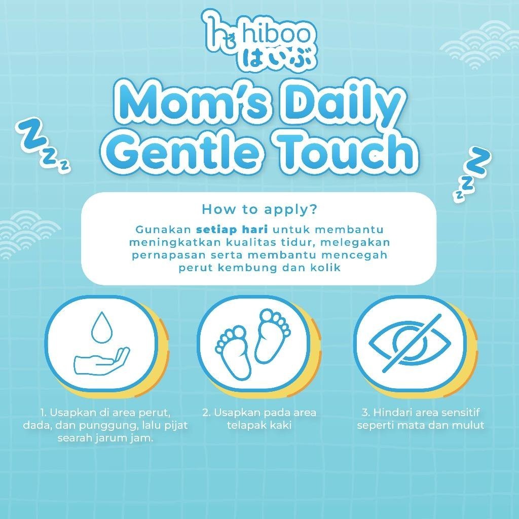 hiboo Zzz Deep Sleep Baby Cream 15 gr 7X Essential Tidur & Kolik – Calming Baby Cream Skincare Anak Bayi Newborn Body Lotion Mama’s A88