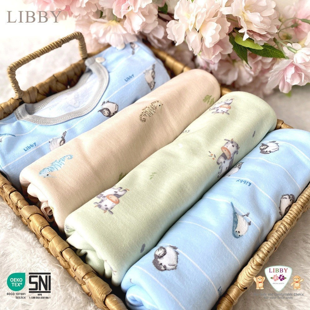 LIBBY 1 pcs Bedong Motif Baby Collection ( 1 pcs )