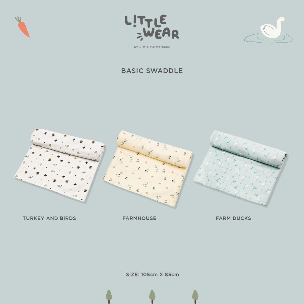 Little Palmerhaus - Little Wear Basic Swaddle 22.0 (Bedong Bayi)