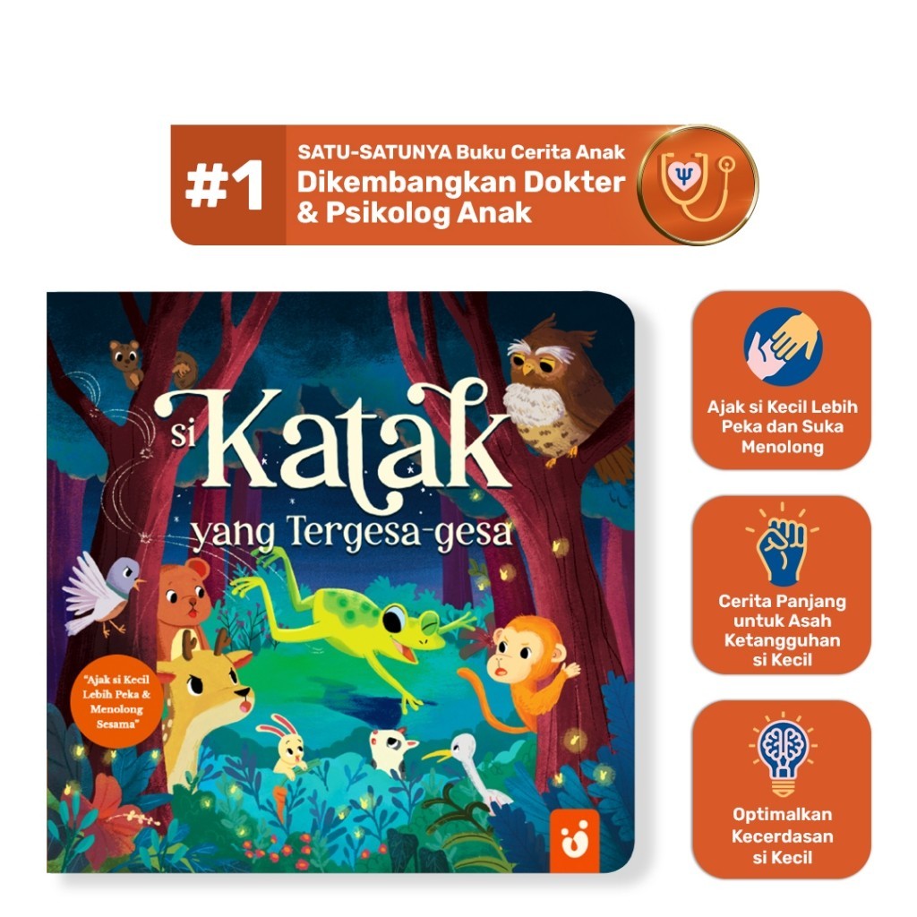 Tentang Anak - Cerita Dongeng Anak: Si Katak yang Tergesa-Gesa / Maukah Kamu Berteman Denganku | Asah Ketangguhan si Kecil