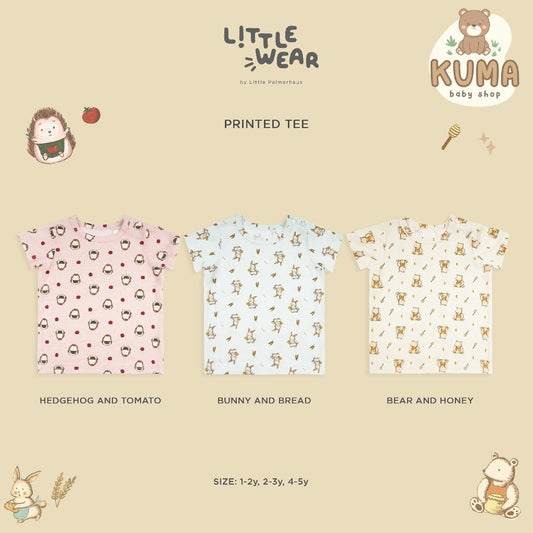 Little Wear Printed Tee 23.0 by Little Palmerhaus (Baju Anak)
