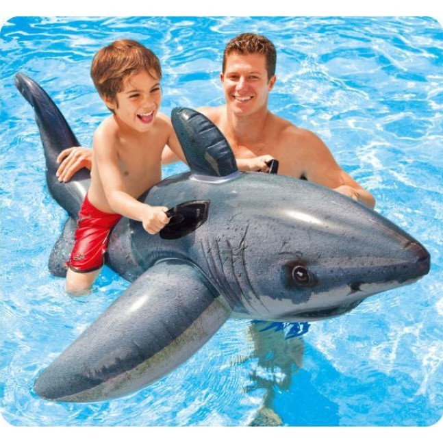 Pelampung Anak INTEX Ikan Hiu SHARK JUMBO FLOAT 57525