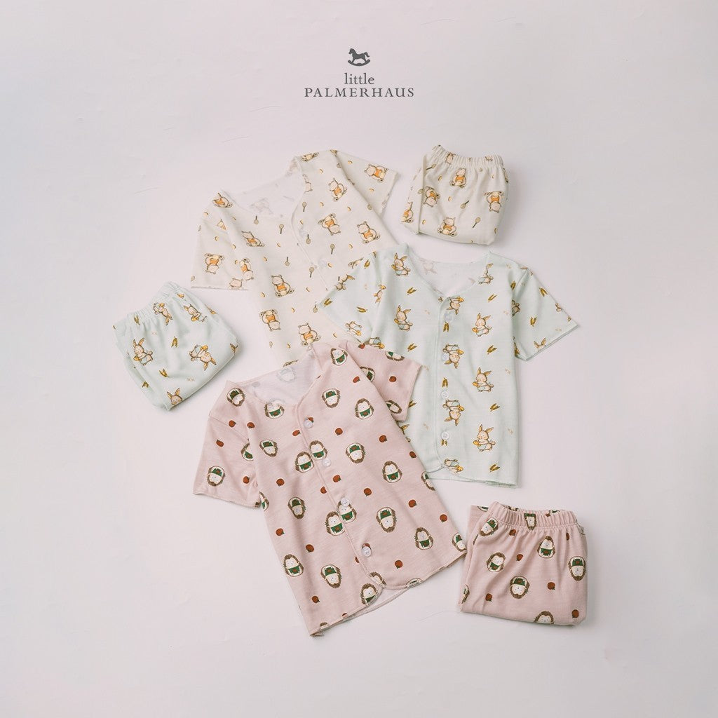 Little Wear Short Set 23.0 by Little Palmerhaus (Setelan Baju Bayi Lengan Pendek)