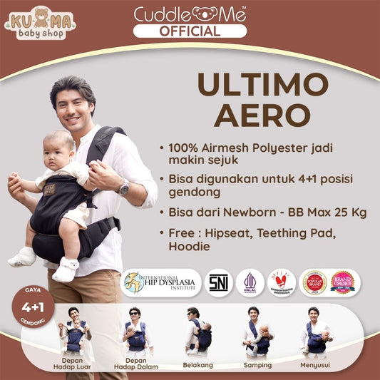 Gendongan Bayi - CUDDLEME Ultimo Aero Gendongan SSC Newborn Suport M Shape