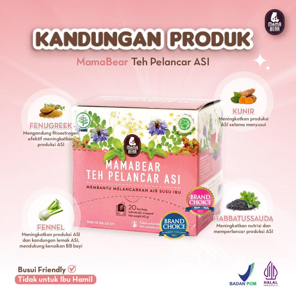 MamaBear X Jessica Mila Package - ASI Booster Gift Hadiah Pelancar Peningkat Produksi ASI