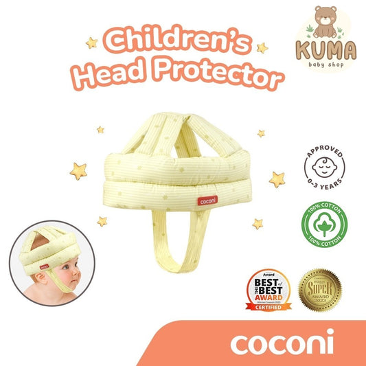 COCONI Children's Head Protector | Topi Pelindung Kepala Bayi dari Jatuh Benturan Topi Anti Ketok