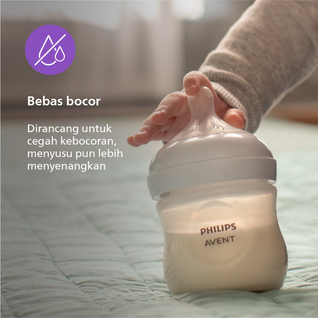 Philips Avent Bottle Natural Response 3.0 4OZ SCY900/02 Botol Susu 2pcs
