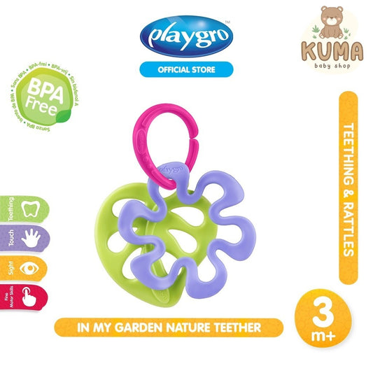 Playgro In My Garden Nature Teether -  Mainan Teether Anak