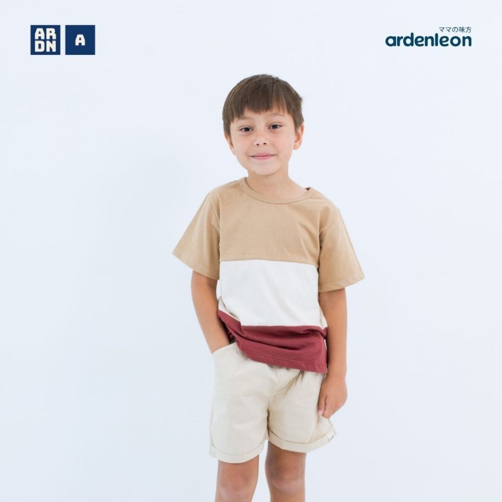 ARDENLEON Atasan Kaos Anak Color Block Tee 4.0 6 Bulan - 12 Tahun