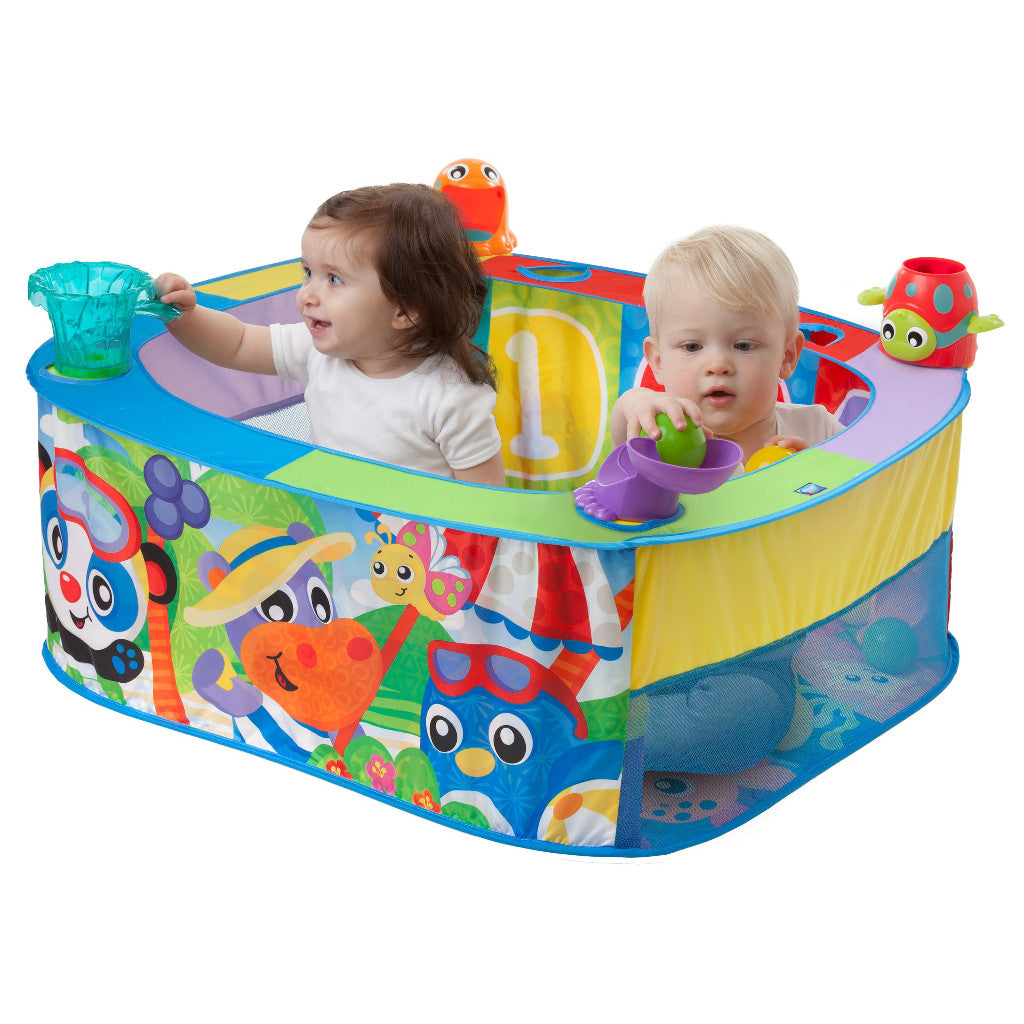 Playgro Baby Pop And Drop Activity Ball Gym - Matras Bermain Anak Bayi Balita