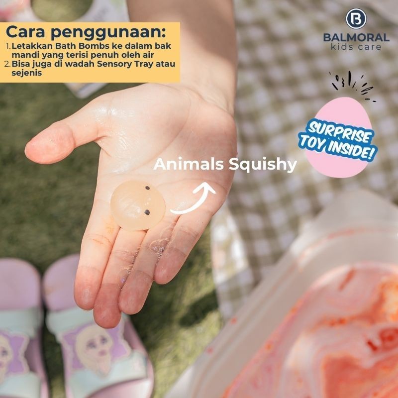 Balmoral Kids Sensory Bath Bombs Earth Series With Surprise Toys Colorful Scent