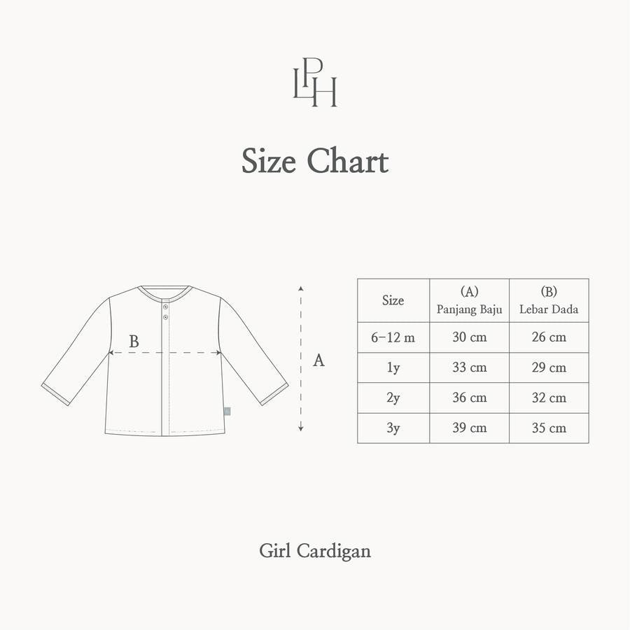 Little Palmerhaus Girl Cardigan - Jaket Kardigan Anak Perempuan