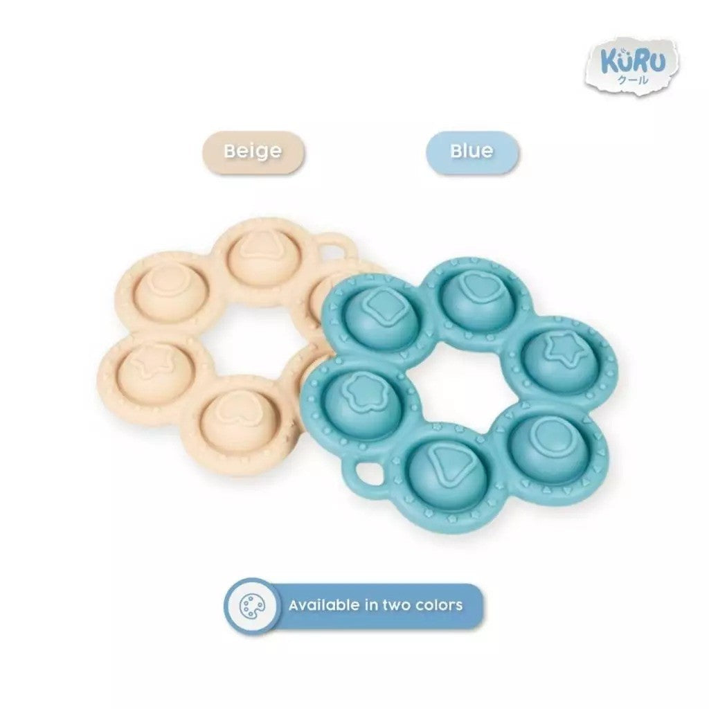 Kuru ST3 Baby Premium Silicone Teether - Gigitan Bayi