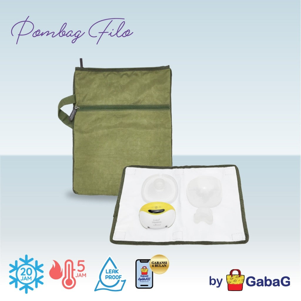 Gabag - Pombag - Bag Penyimpanan Sparepart Breastpump - Pompaasi - Handsfree Breastpump | Pompa Asi