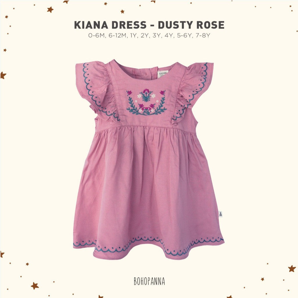 BOHOPANNA - KIANA DRESS - DRESS ANAK PEREMPUAN