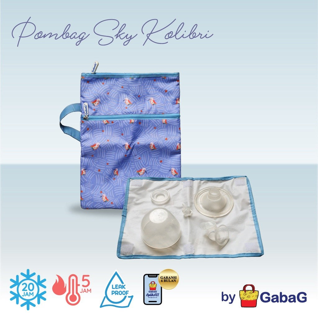 Gabag - Pombag - Bag Penyimpanan Sparepart Breastpump - Pompaasi - Handsfree Breastpump | Pompa Asi