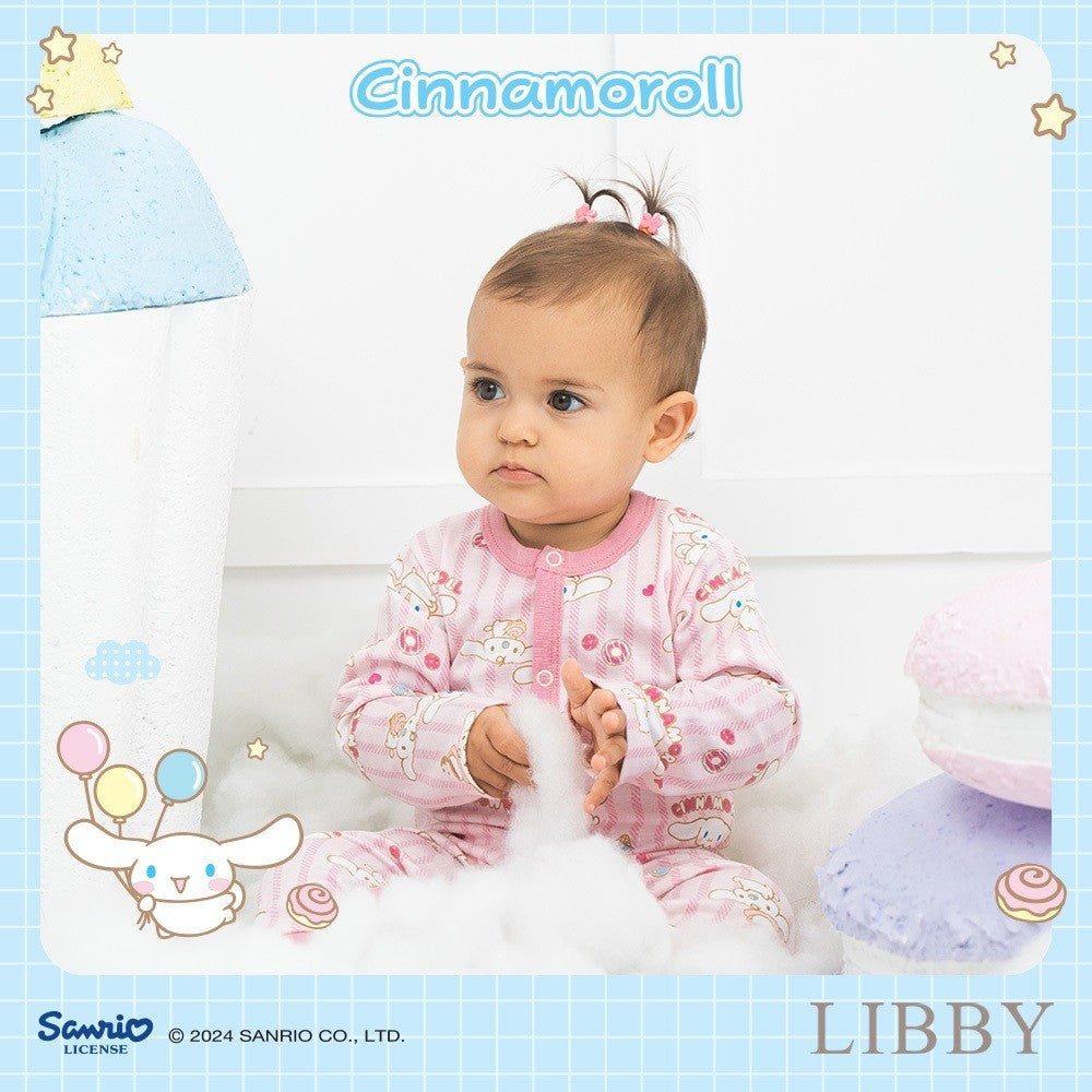 LIBBY Sanrio Premium Baju Tidur Bayi Sleepsuit Bodysuit Romper Bayi Perempuan Kuromi Cinnamoroll Hello Kitty (1 PCS/PACK)