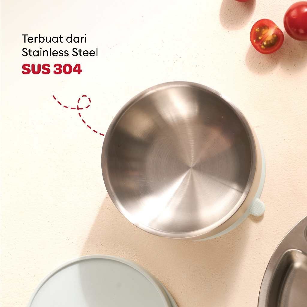 Little Dimple Pure Bowl - Mangkuk Anak Stainless Steel BPA Free