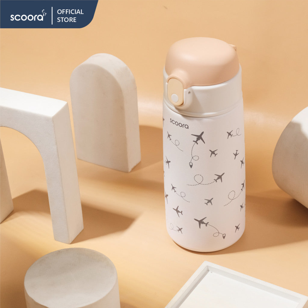 SCOORA Zoy Botol Minum Stainless Anak Dengan Sedotan