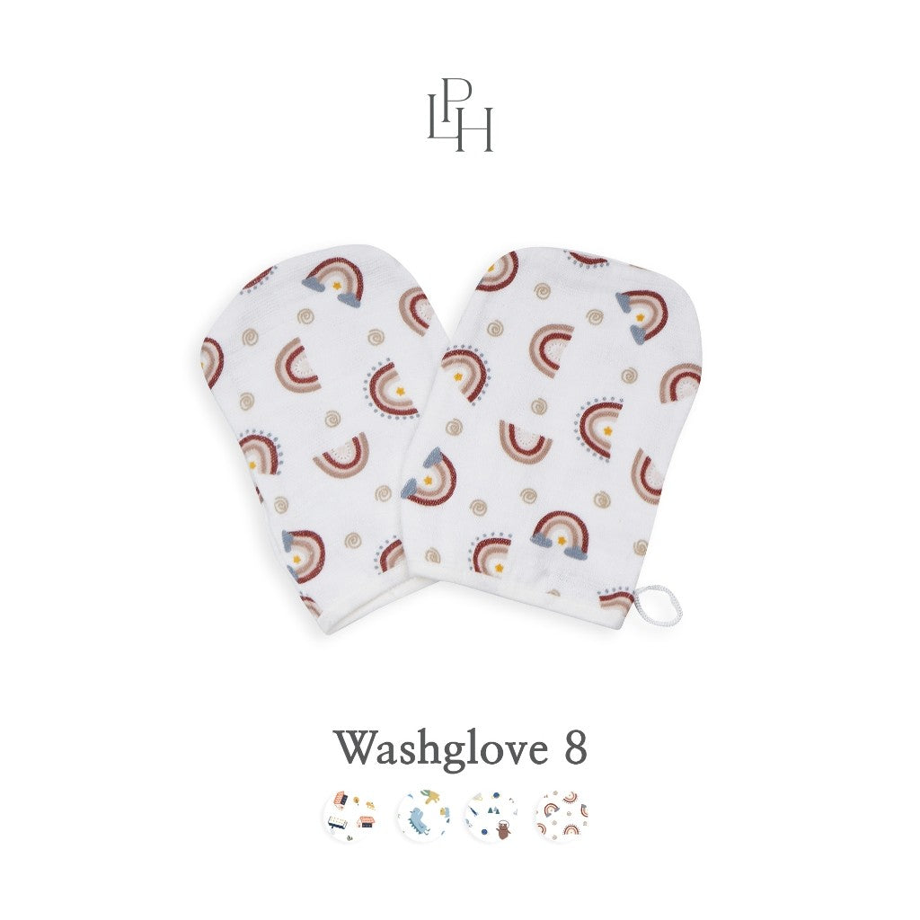 Little Palmerhaus - Washglove Set Of 2 (Waslap Bayi Isi 2) 8.0