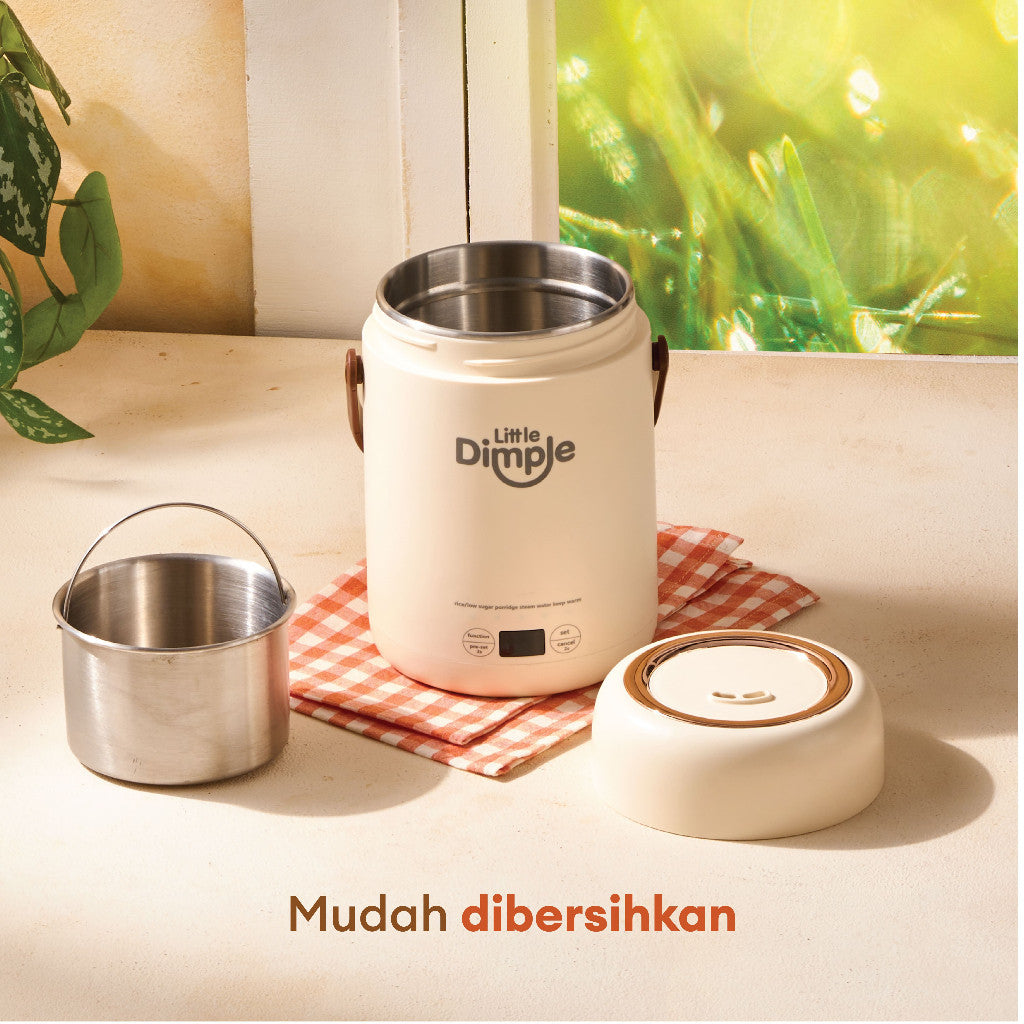 Little Dimple Mini Portable Cooker - Alat Masak Mpasi - Rice Cooker