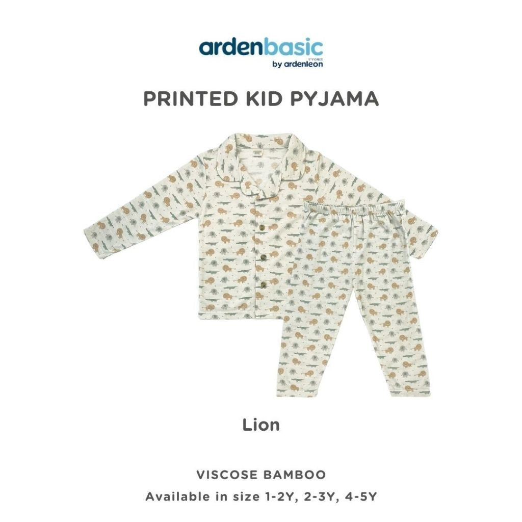 ARDENLEON ArdenBasic Printed Kid Pyjama Setelan Baju Tidur Anak