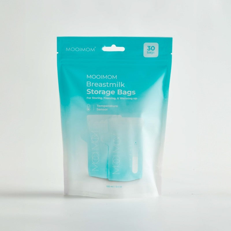 MOOIMOM Kantong ASI 100ml Double Zipper | Breastmilk Storage Bags 30pcs (30pcs) Perlengkapan bayi