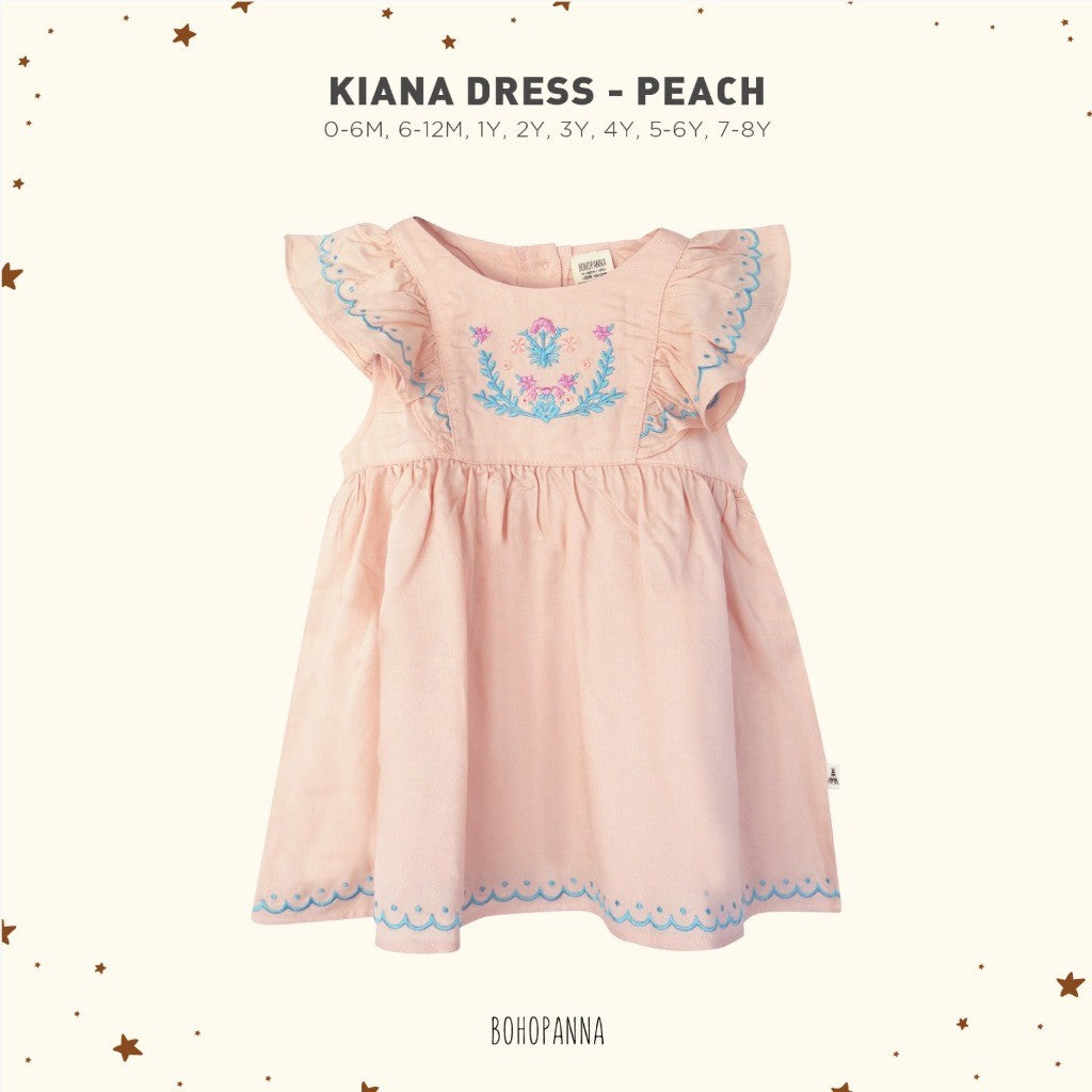BOHOPANNA - KIANA DRESS - DRESS ANAK PEREMPUAN