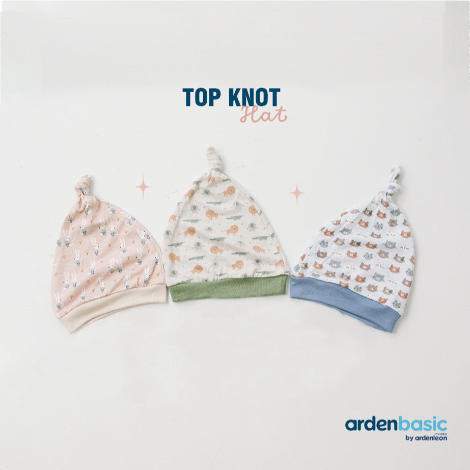 ARDENLEON ArdenBasic Top Knot Hat Topi Bayi