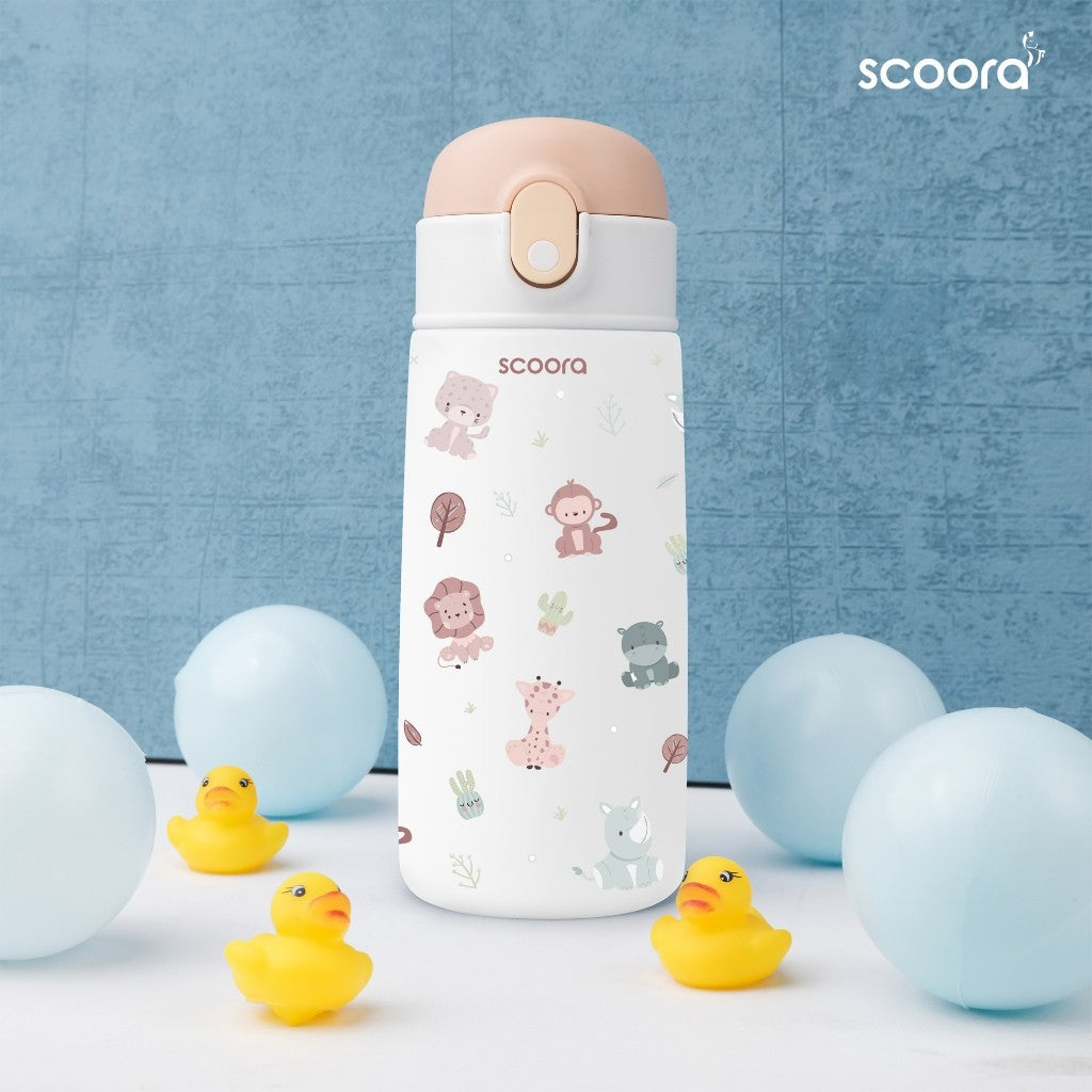 SCOORA Zoy Botol Minum Stainless Anak Dengan Sedotan