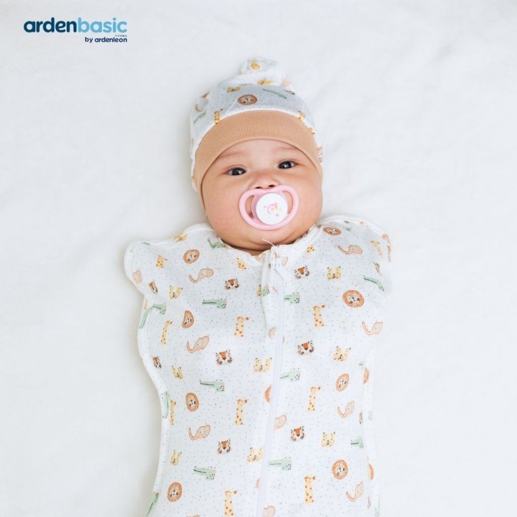 ARDENLEON ArdenBasic Printed Instant Swaddle Bedong Bayi