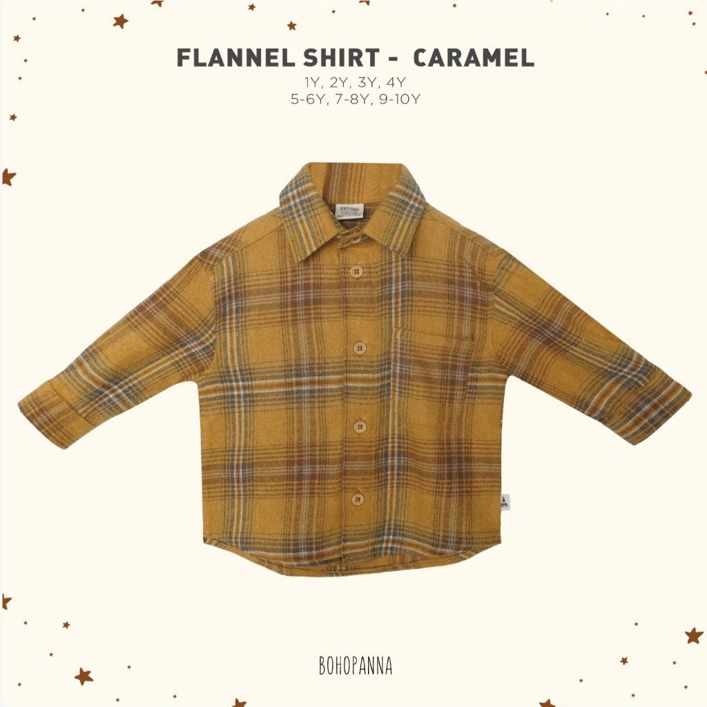 BOHOPANNA - FLANNEL SHIRT - FLANEL SHIRT - Atasan Anak Laki-Laki