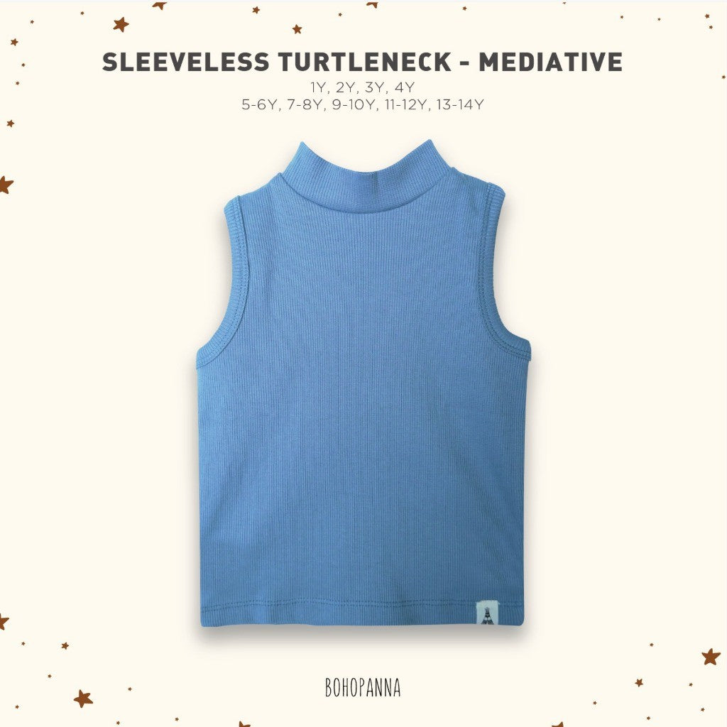BOHOPANNA - SLEEVELESS TURTLENECK - Atasan Anak Perempuan BP2425