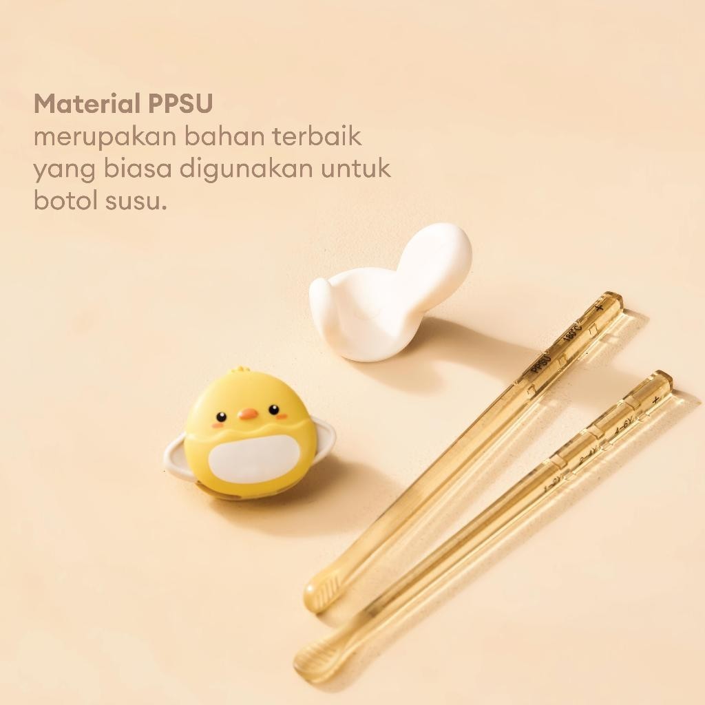 Little Dimple 3 Stages Training Chopstick - Sumpit Belajar Anak Adjustable BPA Free