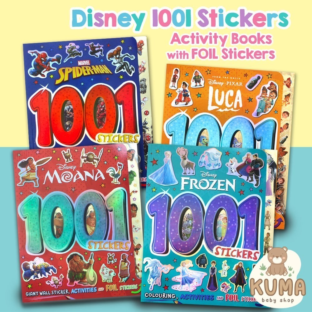 Disney  1001 Stickers Book Buku sticker activity [Autumn]