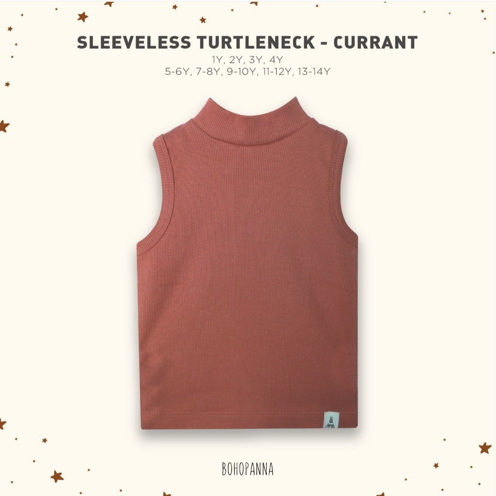BOHOPANNA - SLEEVELESS TURTLENECK - Atasan Anak Perempuan BP2425