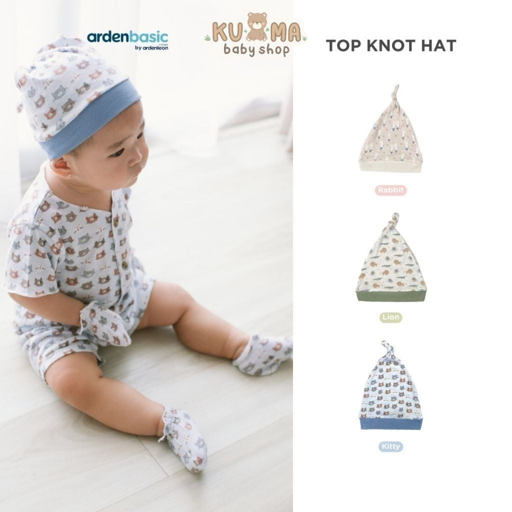 ARDENLEON ArdenBasic Top Knot Hat Topi Bayi