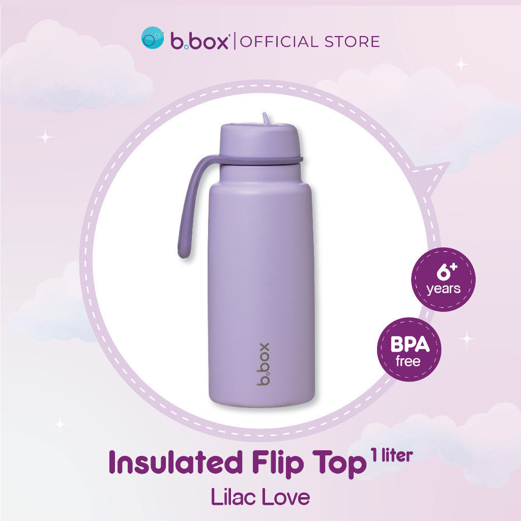 b.box Insulated Flip Top 1 Liter Bottle