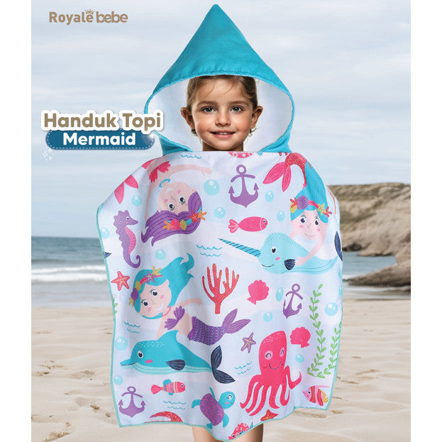 Royale Bebe – Handuk Topi Anak | Handuk Renang Karakter