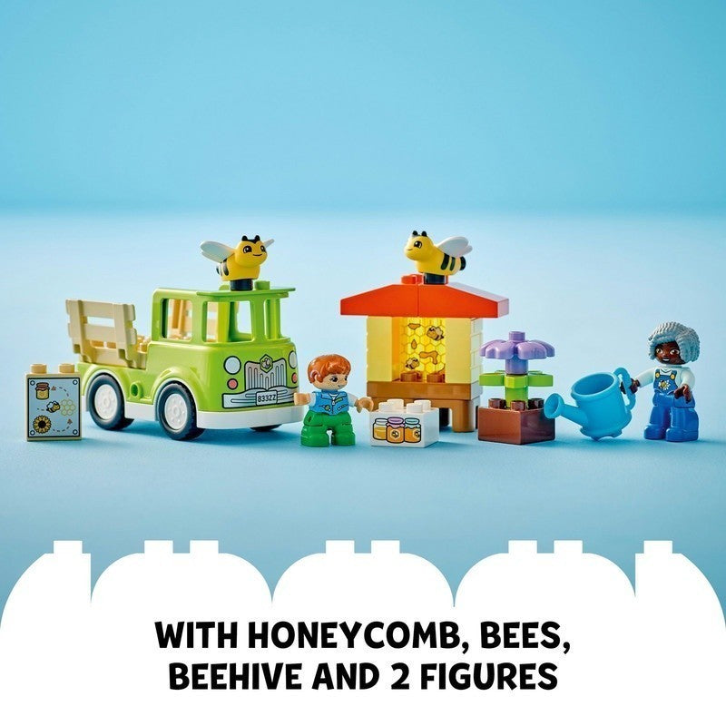 LEGO DUPLO Town 10419 Caring for Bees & Beehives Toy (22 Pieces) Building Blocks for Kids (2 Tahun+)