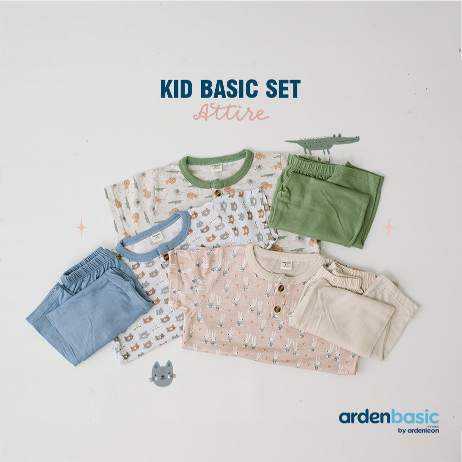 ARDENLEON ArdenBasic Kid Basic Set Attire Setelan Anak