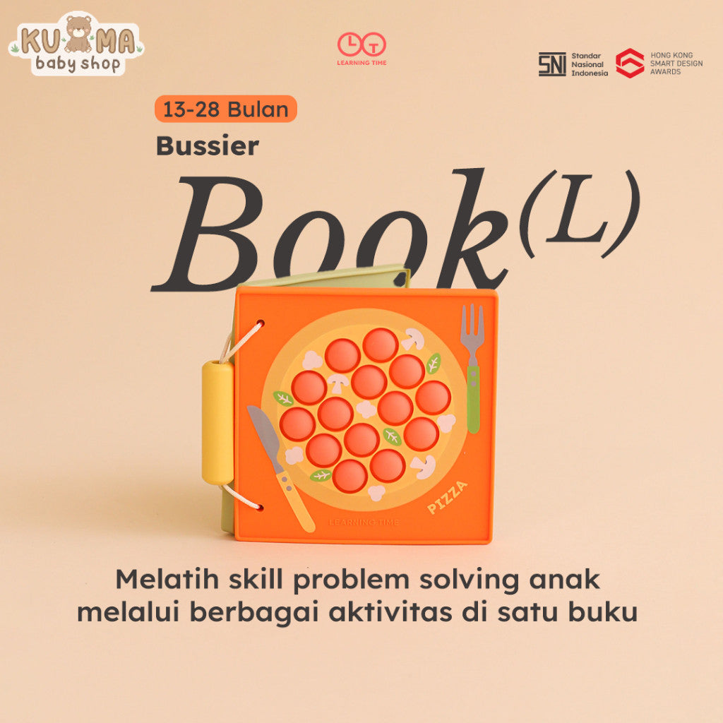 Learning Time LT Busier Book L/Buku Aktivitas Anak/Buku Busy Book/Mainan Edukasi Anak 1 Tahun/Fine Motor Kit Series