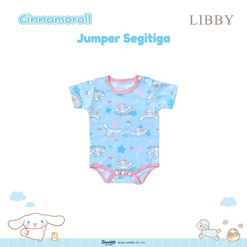 LIBBY Sanrio Premium Baju Tidur Bayi Sleepsuit Bodysuit Romper Bayi Perempuan Kuromi Cinnamoroll Hello Kitty (1 PCS/PACK)