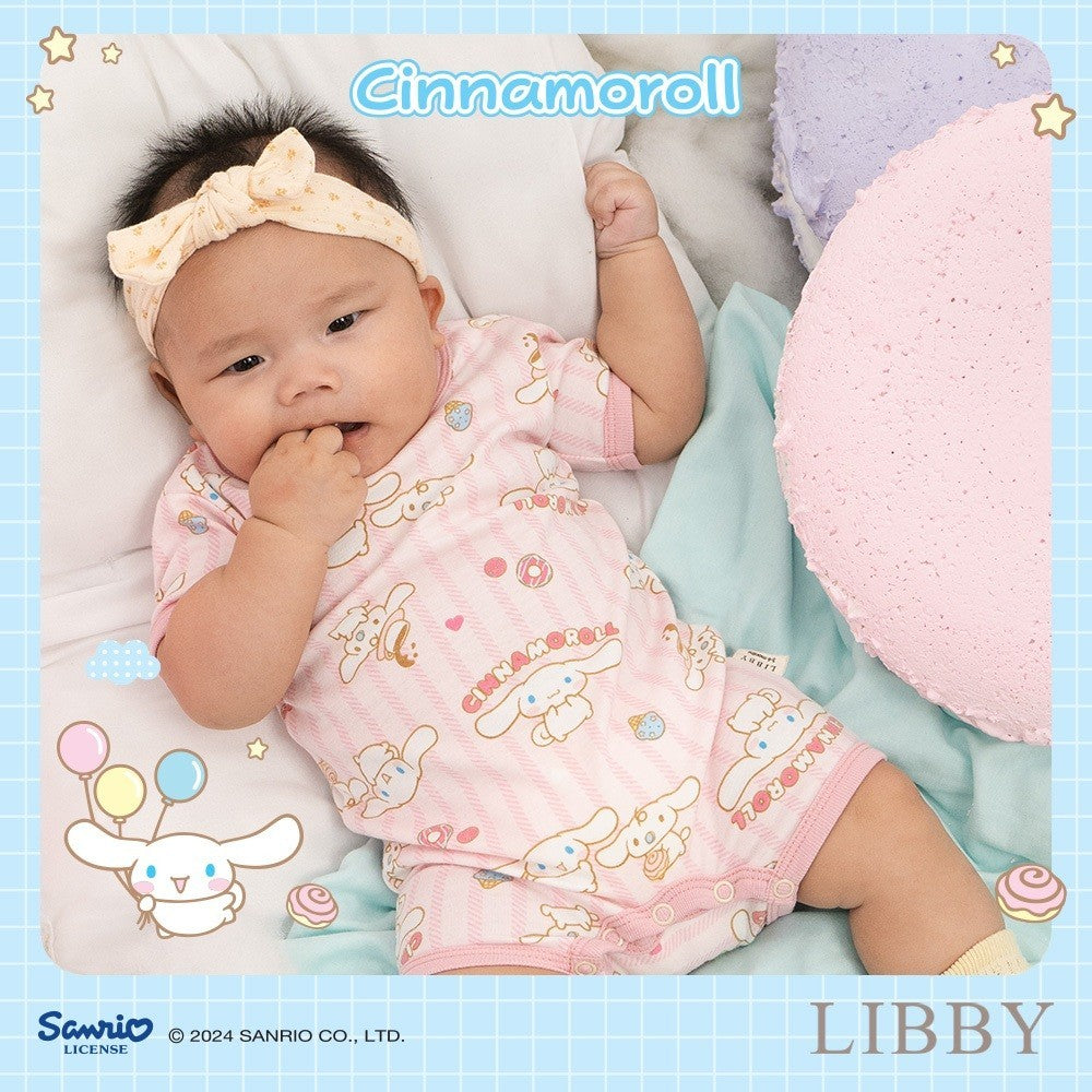 LIBBY Sanrio Premium Baju Tidur Bayi Sleepsuit Bodysuit Romper Bayi Perempuan Kuromi Cinnamoroll Hello Kitty (1 PCS/PACK)
