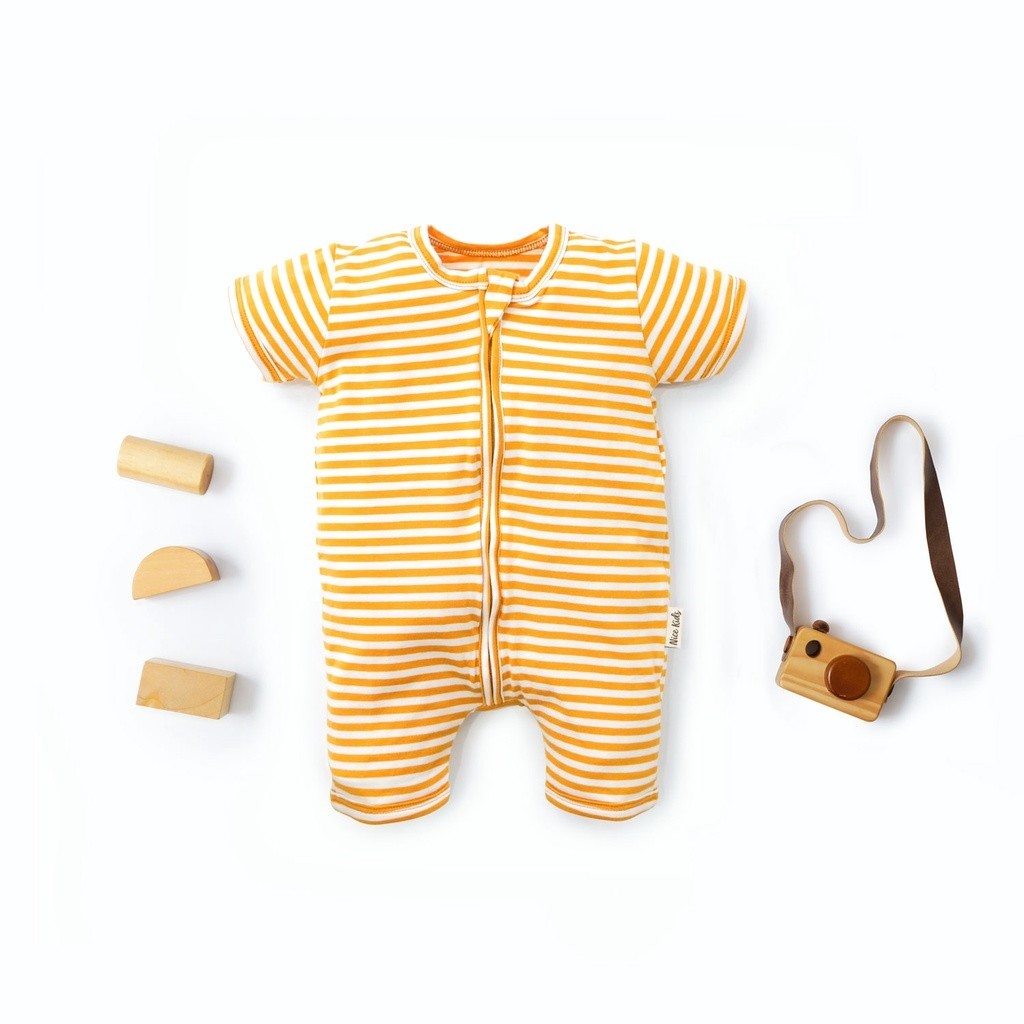 Nice Kids - Stripe Playsuit Baby (Baby Jumper Romper Onesies Bayi Baju Terusan 0-2 Tahun)