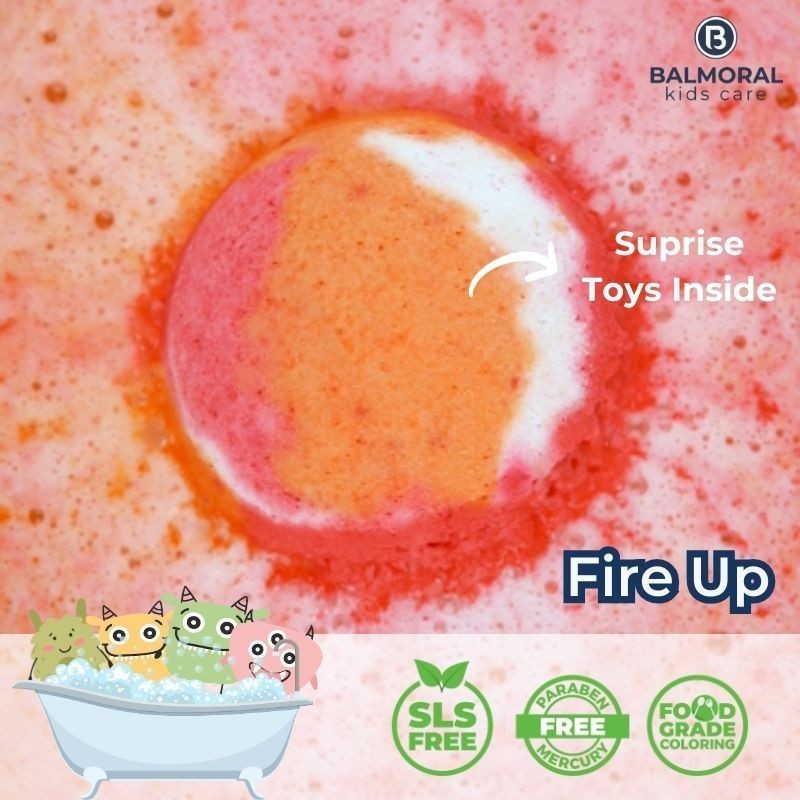 Balmoral Kids Sensory Bath Bombs Earth Series With Surprise Toys Colorful Scent
