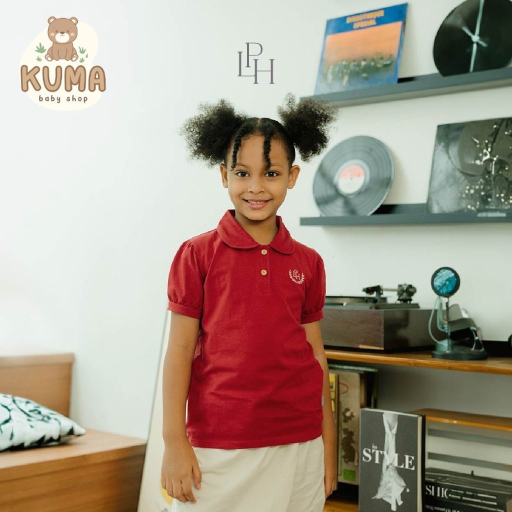 Little Palmerhaus - Emery Girl Top (Kaos Polo Anak Perempuan)