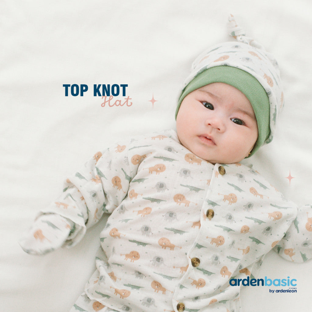 ARDENLEON ArdenBasic Top Knot Hat Topi Bayi