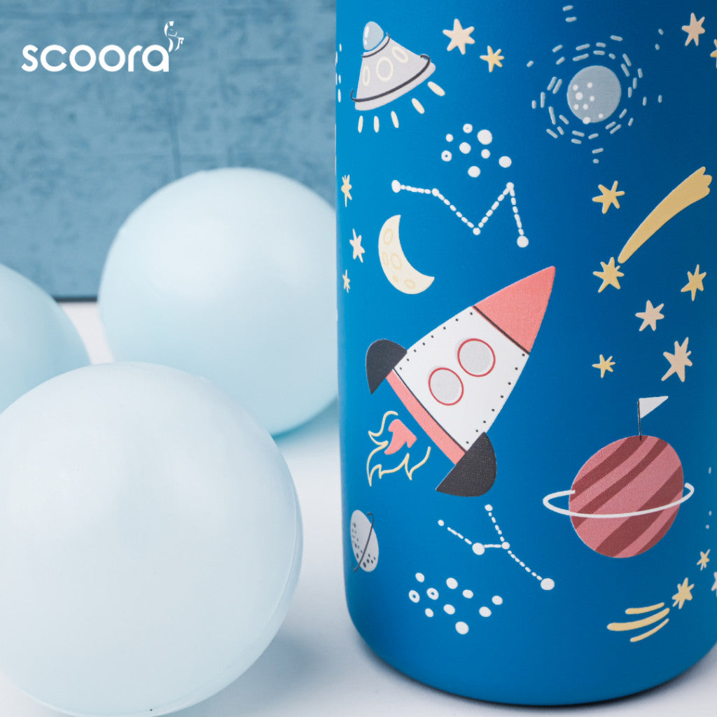 SCOORA Zoy Botol Minum Stainless Anak Dengan Sedotan