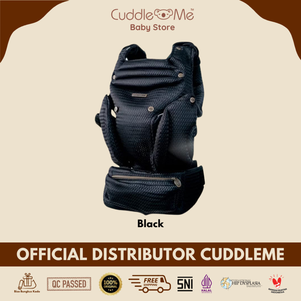 CuddleMe Wingme Carrier Premium Gendongan Depan Non Hipseat Newborn Baby Toddler SSC M Shape Adjustable 5 Posisi Bayi Balita Wing Me Cuddle Me VS Ultimo